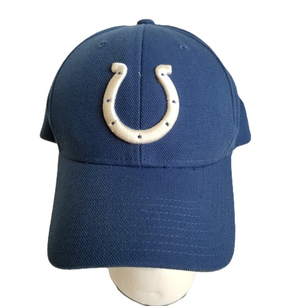 Reebok Indianapolis Colts Hat Blue White Adjustable NFL Y2K